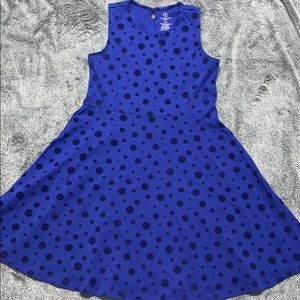 Lands End Girls Polka Dot Dress